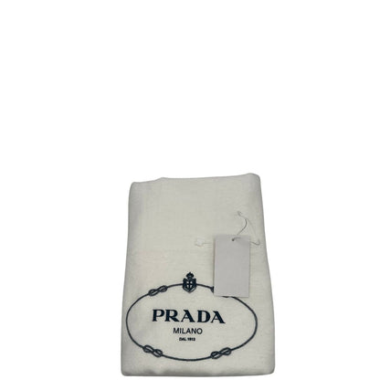 dustbag  Borsa Tote Prada in tessuto blu, di lusso, originale, ottime condizioni, usata. 
