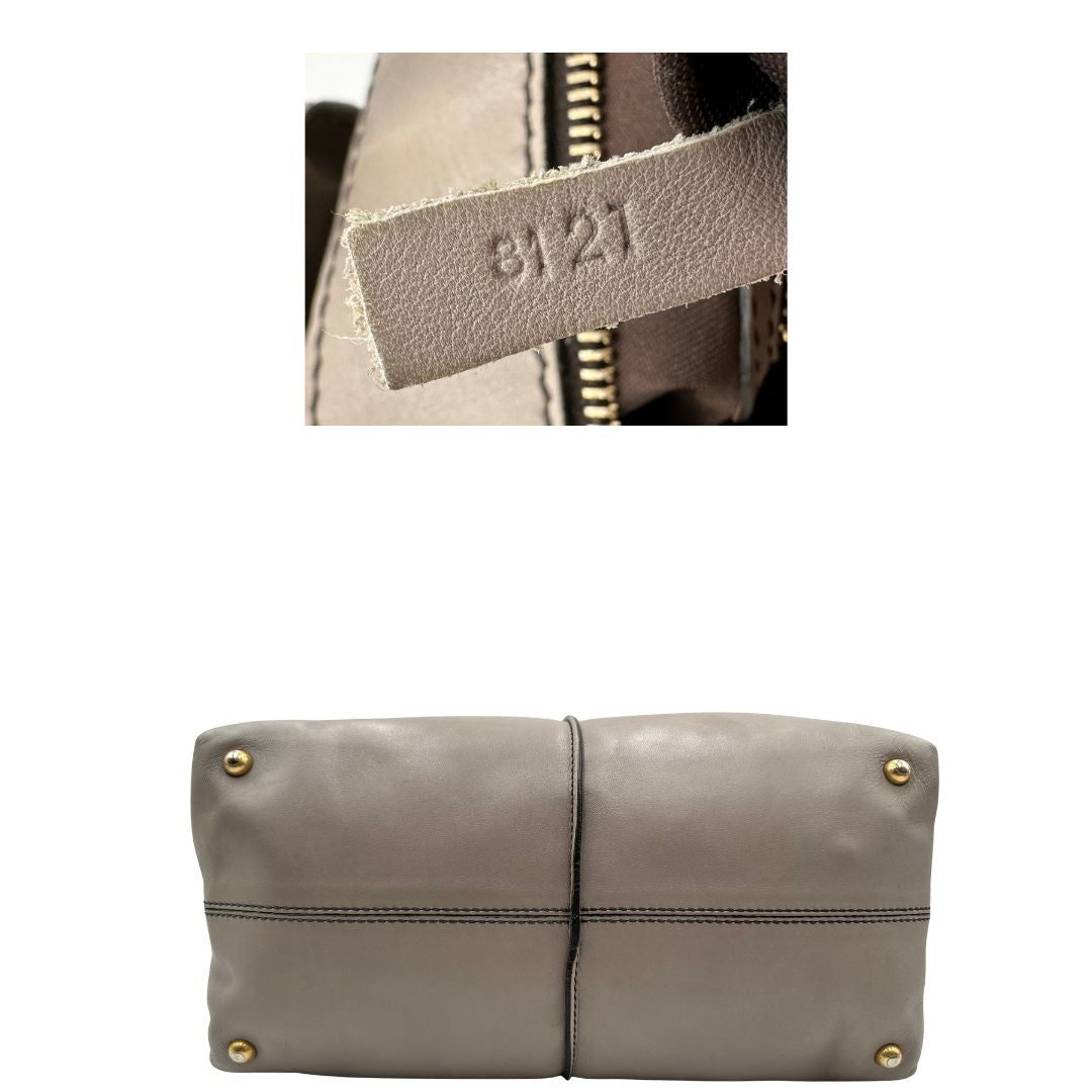 base Borsa Tod's in pelle grigia, indossabile a tracolla, a spalla o a mano, di lusso, originale, ottime condizioni, usata, originale. 