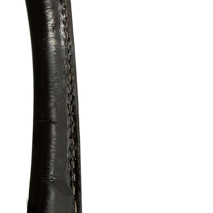 manici Bauletto Gucci GG con finiture in pelle marroni, di lusso, originale, ottime condizioni, usato. 