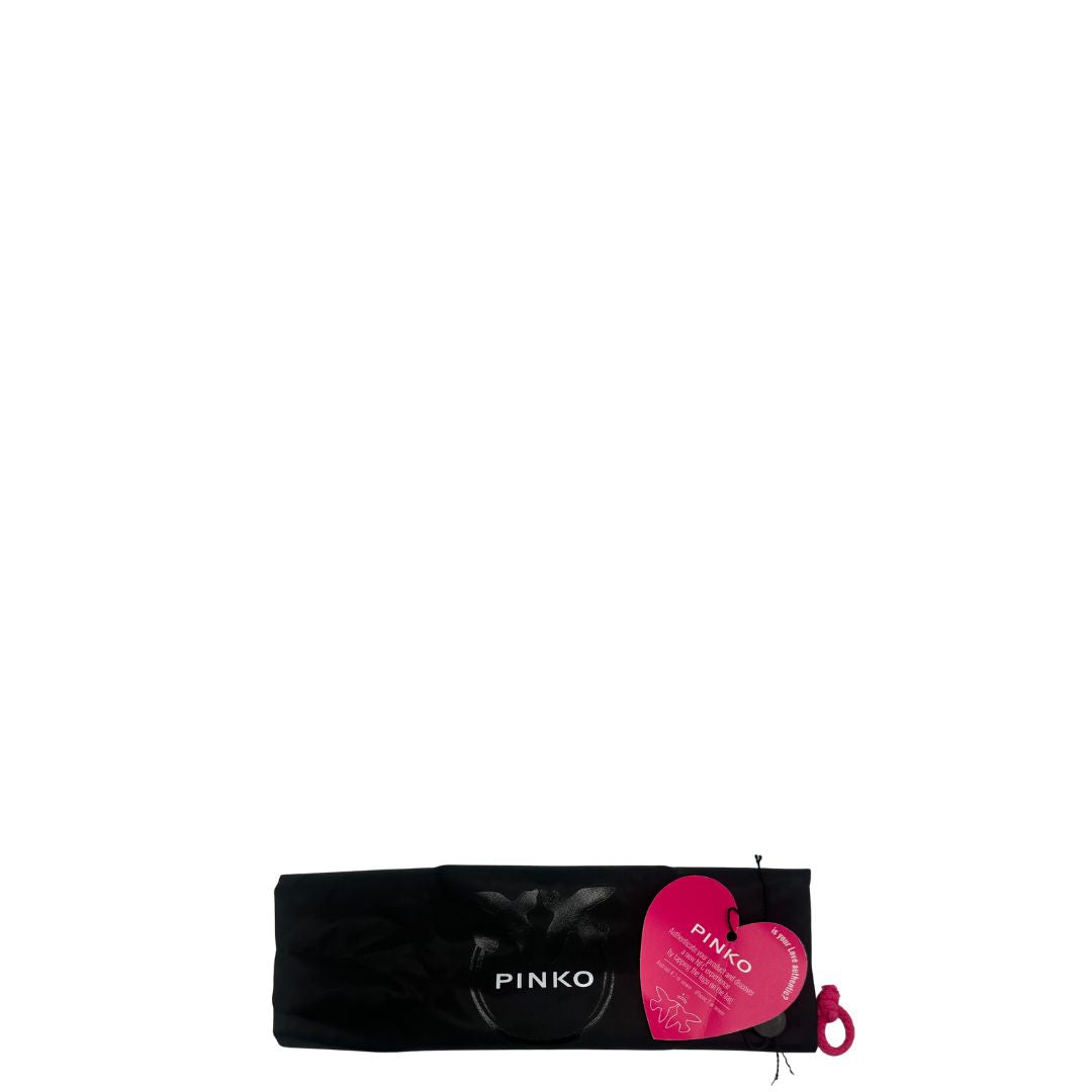 dustbag  Borsa Pinko in pelle blu animalier nella versione micro, di lusso, originale, ottime condizioni, usata.