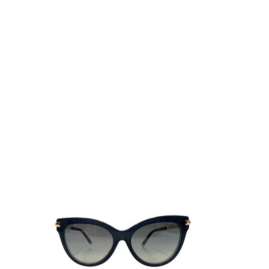  Occhiali Tiffany&Co. in acetato blu e celeste e metallo dorato, di lusso, ottime condizioni, usati.