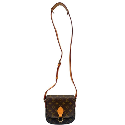 front Borsa Saint Cloud LV in canvas monogram, indossabile a tracolla, di lusso, originale, ottime condizioni, usata. 
