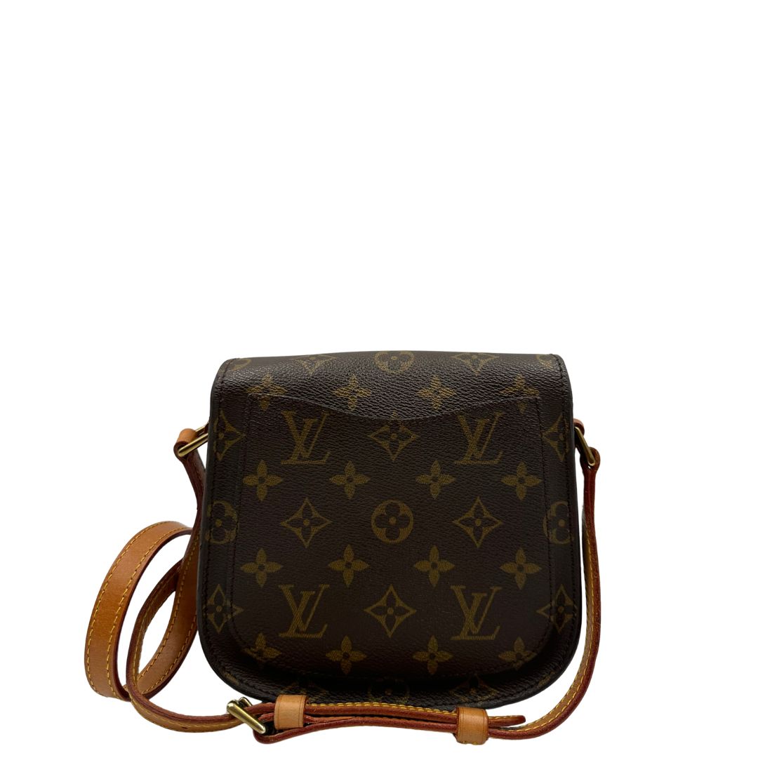 retro Borsa Saint Cloud LV in canvas monogram, indossabile a tracolla, di lusso, originale, ottime condizioni, usata. 