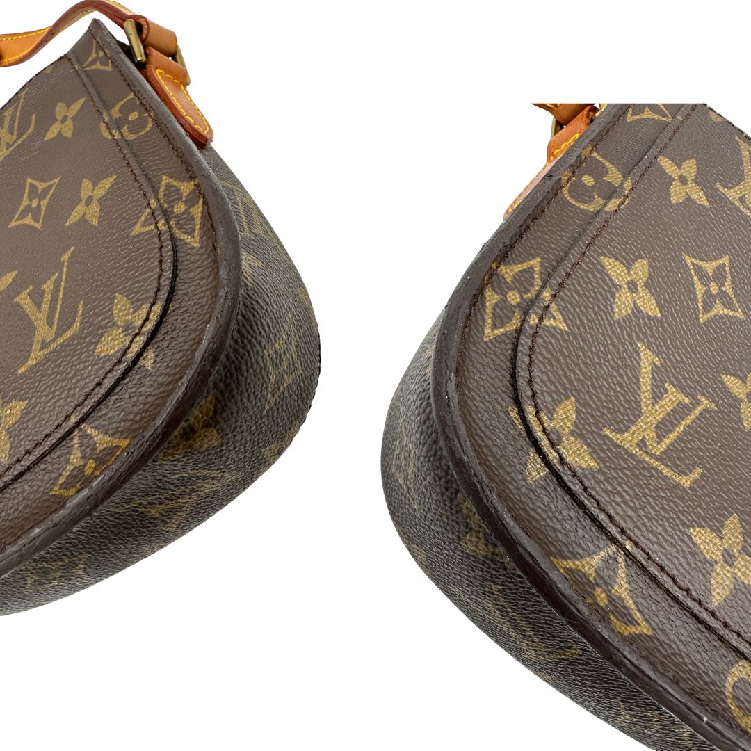 angli Borsa Saint Cloud LV in canvas monogram, indossabile a tracolla, di lusso, originale, ottime condizioni, usata. 