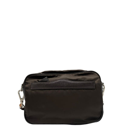 lato Borsa Prada in vela vintage marrone, di lusso, originale, eccellenti condizioni, usata. 