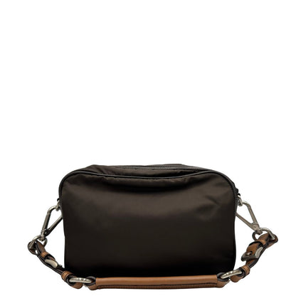 retro Borsa Prada in vela vintage marrone, di lusso, originale, eccellenti condizioni, usata. 
