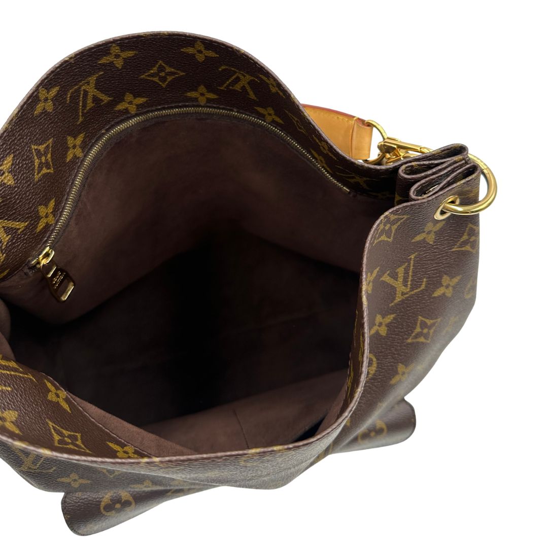 Interno, Borsa Louis Vuitton Mètis nella versione Hobo, di lusso, originale, ottime condizioni, usata.