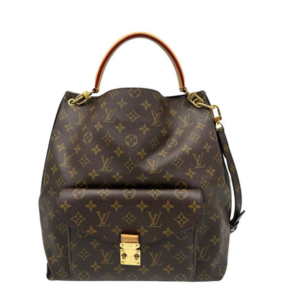 Front, Borsa Louis Vuitton Mètis nella versione Hobo, di lusso, originale, ottime condizioni, usata.