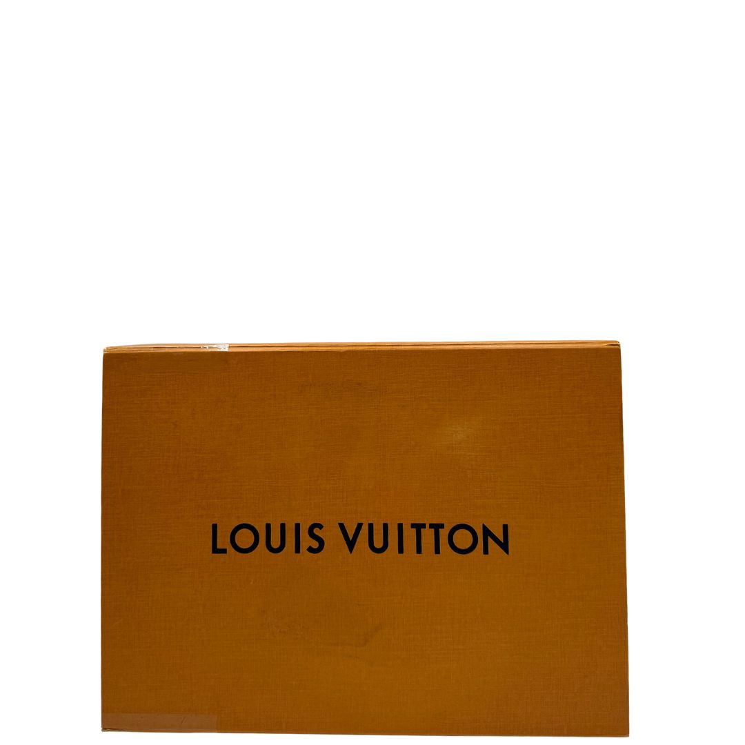 scatola  Borsa LV in canvas monogrammato marrone e hardware dorato, indossabile a tracolla o a mano, di lusso, originale, ottime condizioni, usata, originale. 