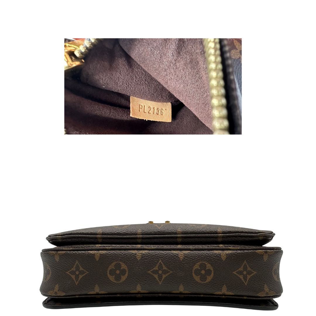 base  Borsa LV in canvas monogrammato marrone e hardware dorato, indossabile a tracolla o a mano, di lusso, originale, ottime condizioni, usata, originale. 