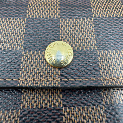 Portafoglio LV in canvas Damier Ébène, di lusso, originale, ottime condizioni, usato.Portafoglio LV in canvas Damier Ébène, di lusso, originale, ottime condizioni, usato.