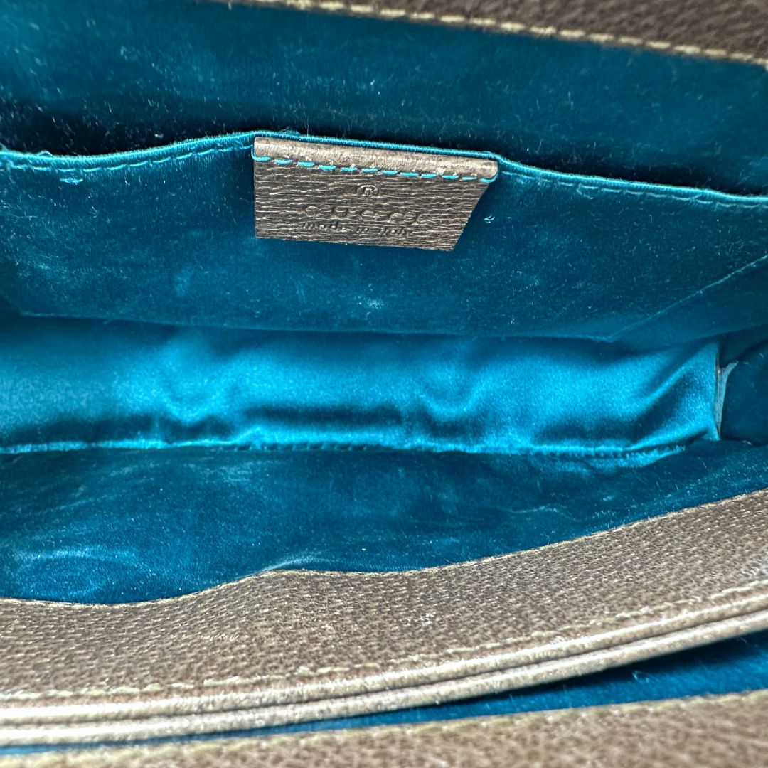 Interno, Tracolla Ophidia GG con iconica striscia Web verde e rossa, di lusso, originale, ottime condizioni.