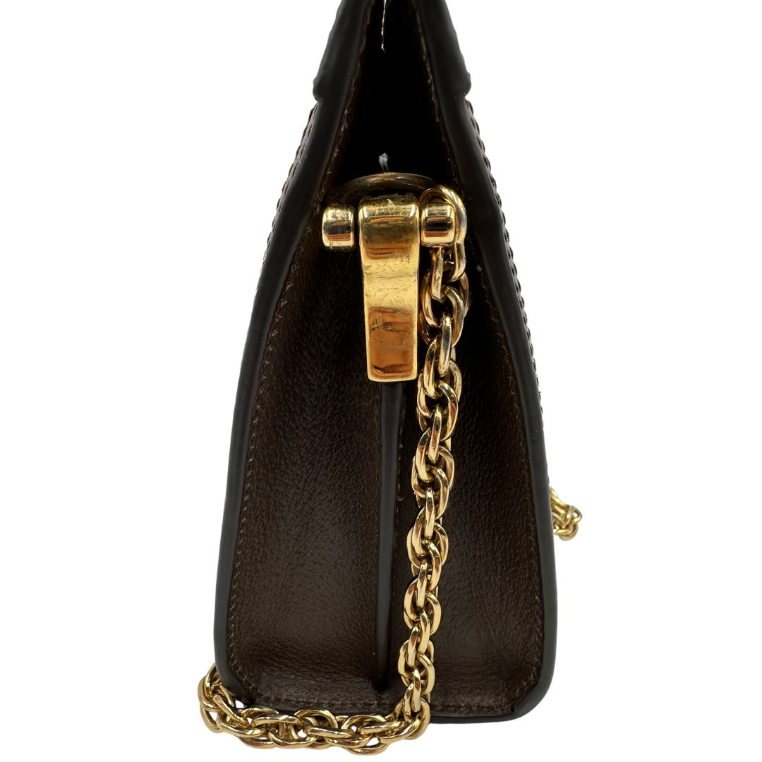 Metalleria, Tracolla Ophidia GG con iconica striscia Web verde e rossa, di lusso, originale, ottime condizioni.