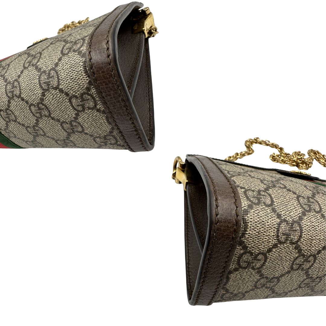 Angoli, Tracolla Ophidia GG con iconica striscia Web verde e rossa, di lusso, originale, ottime condizioni.