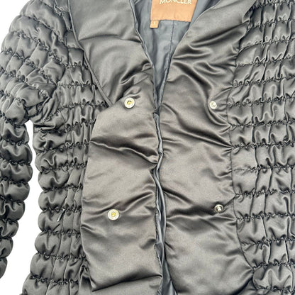 Giubbino Moncler trapuntato nero, di lusso, originale, ottime condizioni, usato.