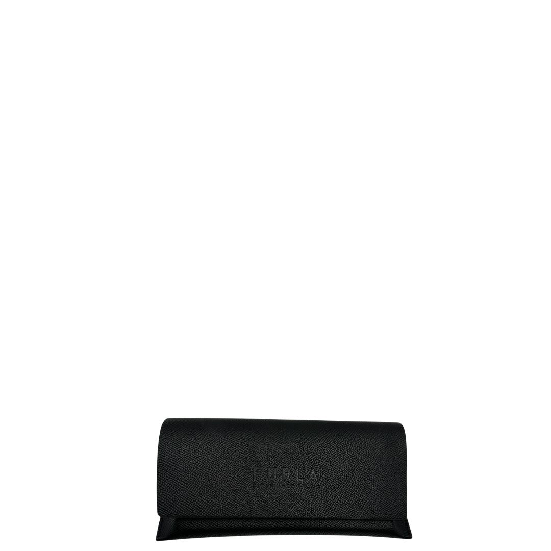 Occhiali da sole Furla in acetato beige, di lusso, originali, ottime condizioni.