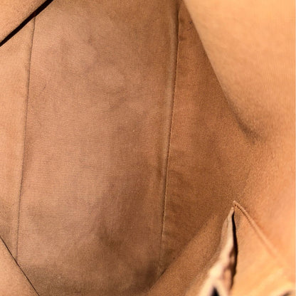 interno Borsa LV in canvas monogram e finiture in vacchetta naturale, di lusso, originale, ottime condizioni, usata. 