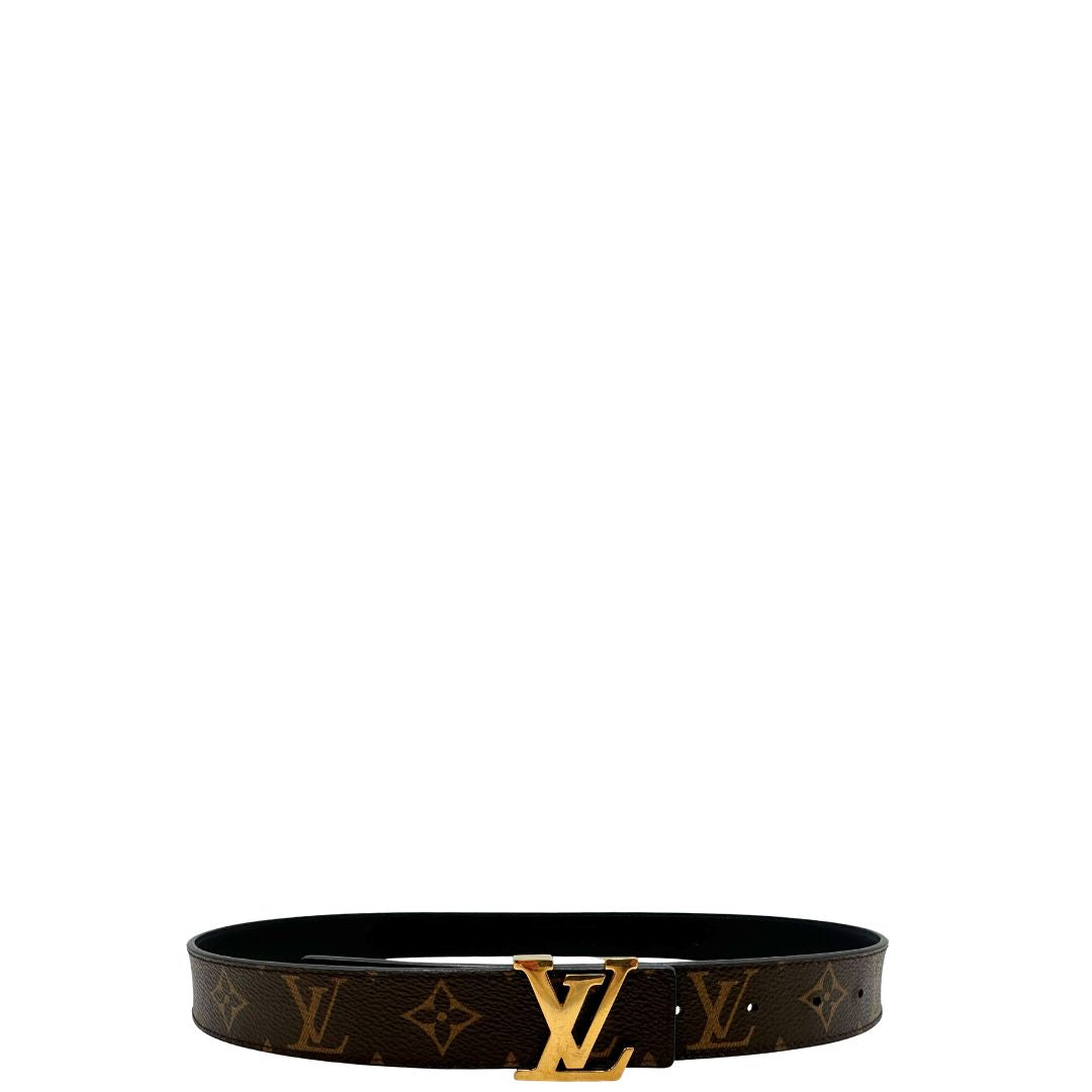 Cintura LV in canvas monogram marrone reversibile, di lusso, originale, ottime condizioni, usata.