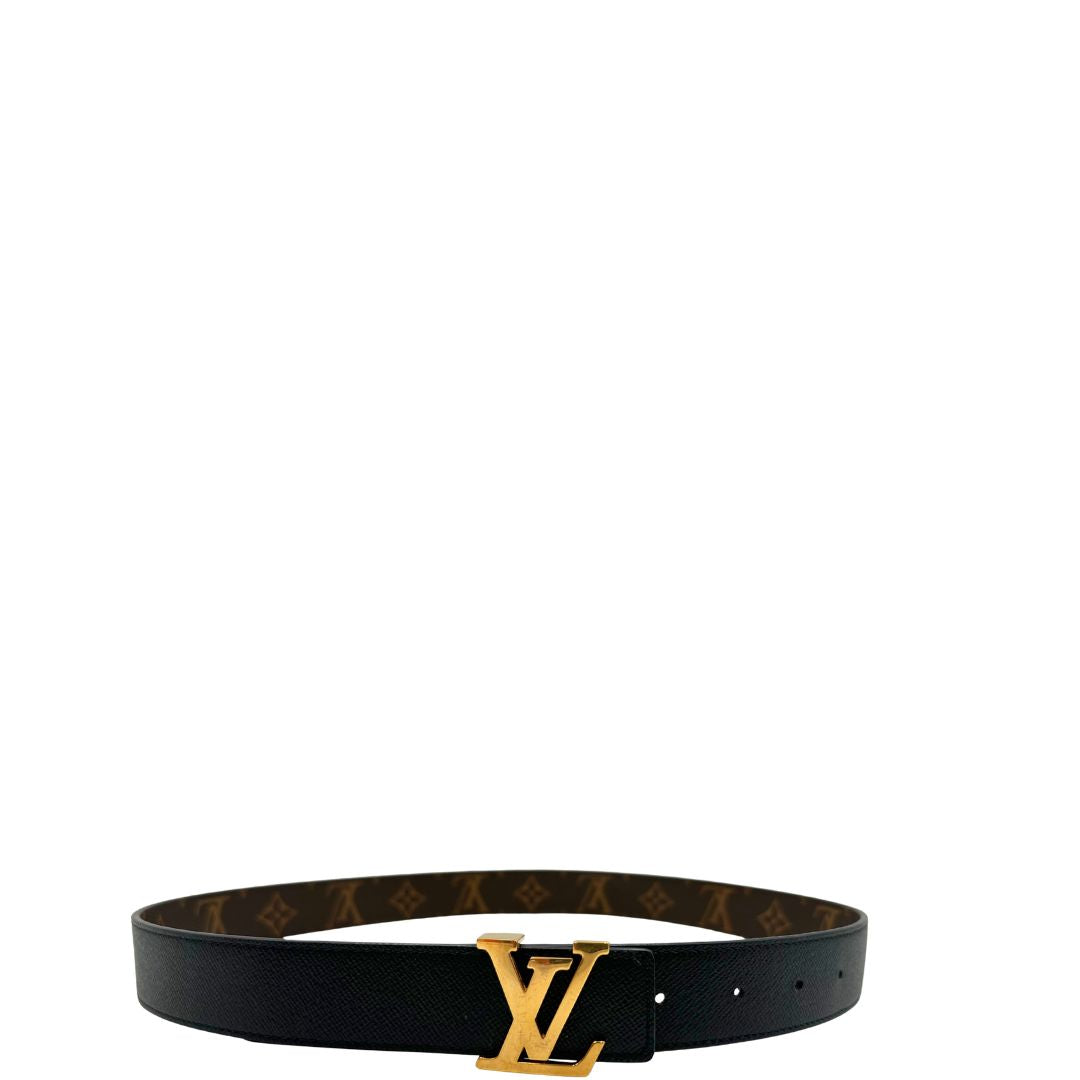 Cintura LV in canvas monogram marrone reversibile, di lusso, originale, ottime condizioni, usata.