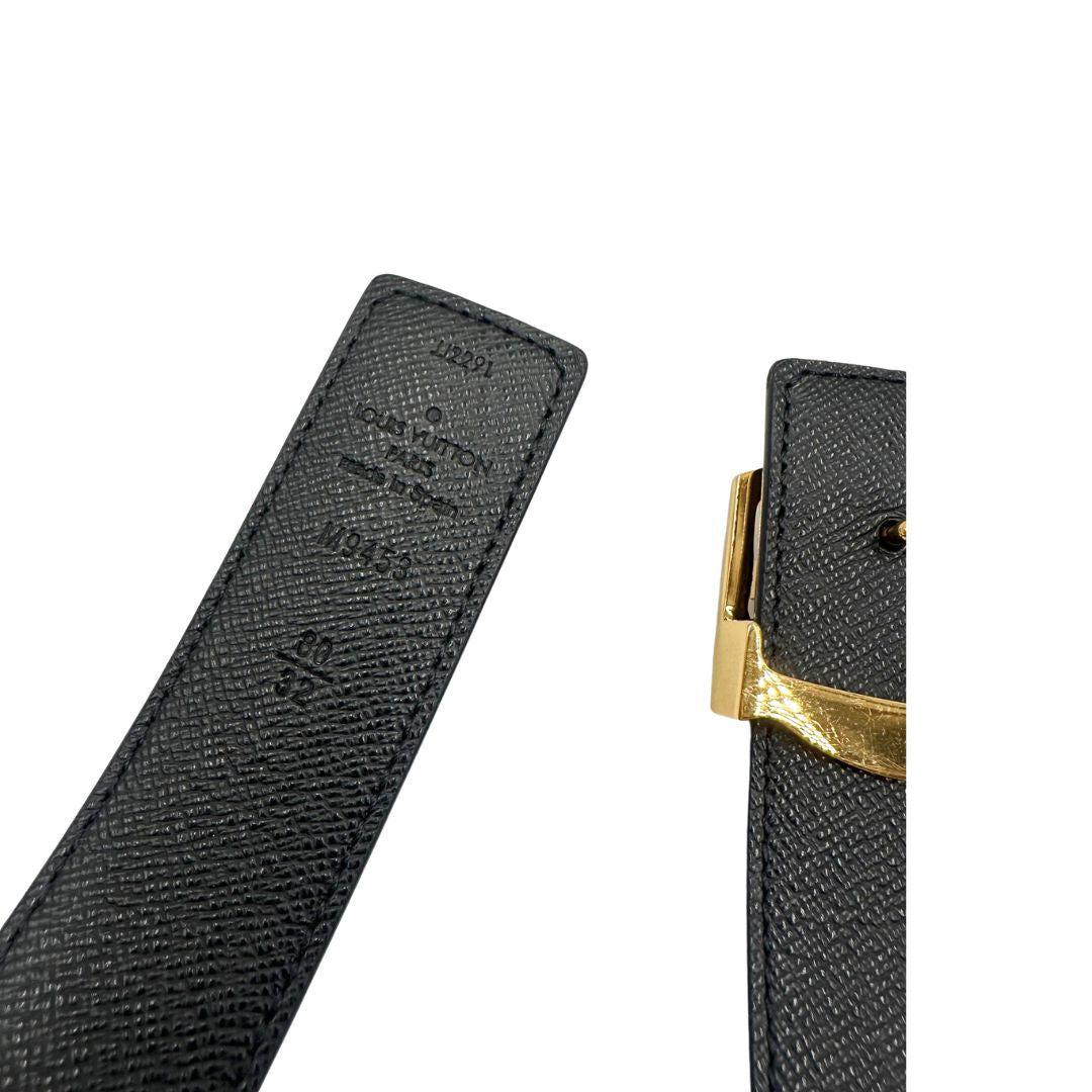 Cintura LV in canvas monogram marrone reversibile, di lusso, originale, ottime condizioni, usata.