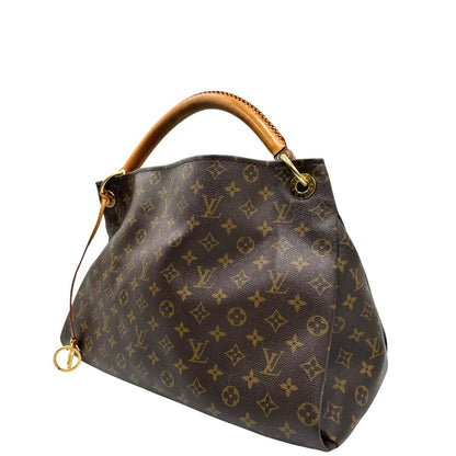 lato  Borsa LV Artsy in canvas monogram, indossabile a spalla o da portare a mano, di lusso, originale, ottime condizioni, usata 