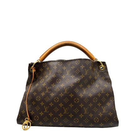 front  Borsa LV Artsy in canvas monogram, indossabile a spalla o da portare a mano, di lusso, originale, ottime condizioni, usata 