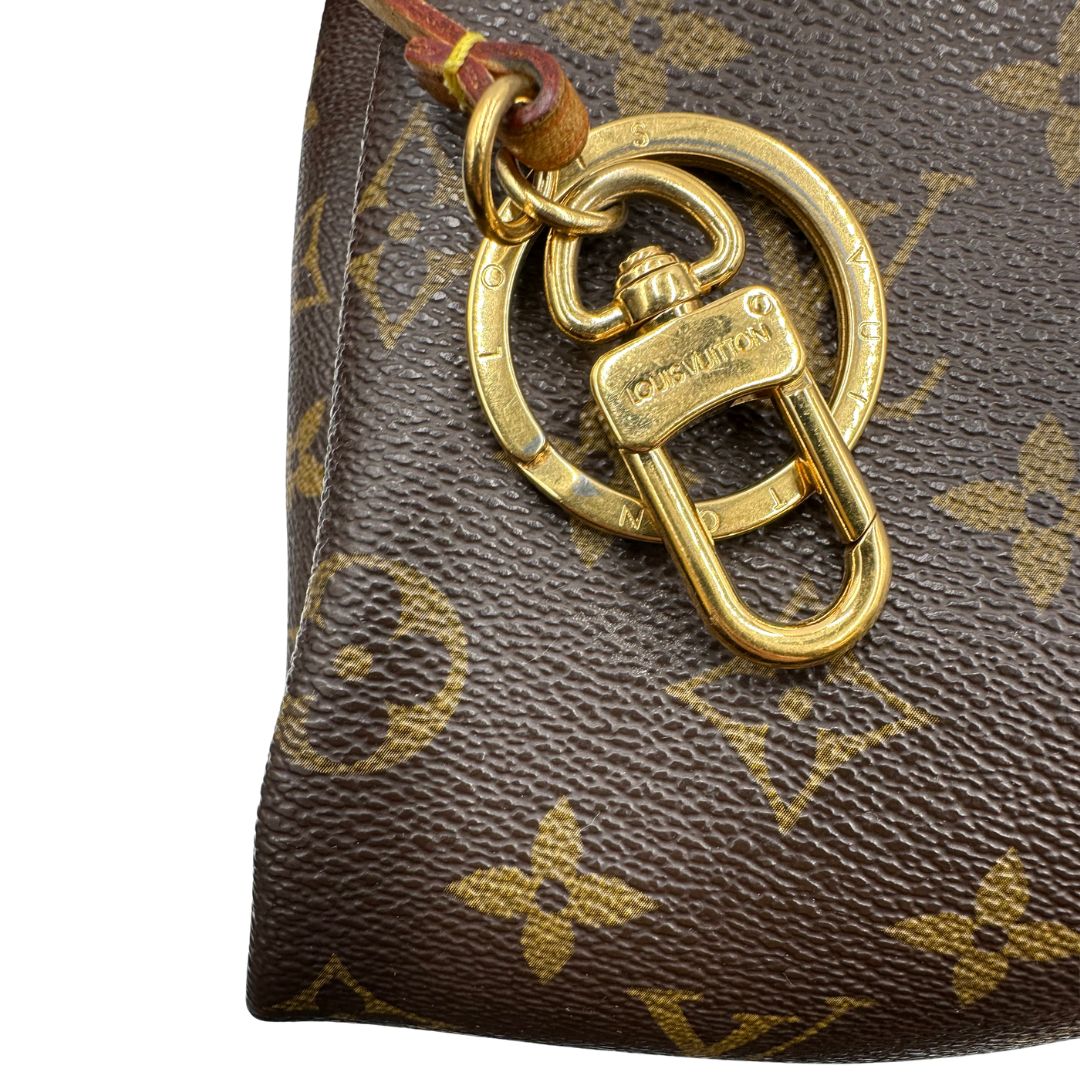  Borsa LV Artsy in canvas monogram, indossabile a spalla o da portare a mano, di lusso, originale, ottime condizioni, usata 