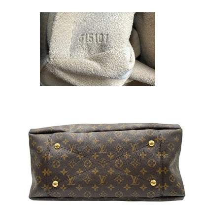 base  Borsa LV Artsy in canvas monogram, indossabile a spalla o da portare a mano, di lusso, originale, ottime condizioni, usata 