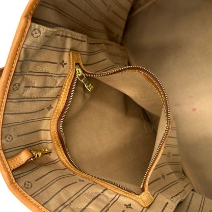 interno Louis Vuitton Neverfull nella versione GM in canvas monogram, di lusso, originale, ottime condizioni, usata. 