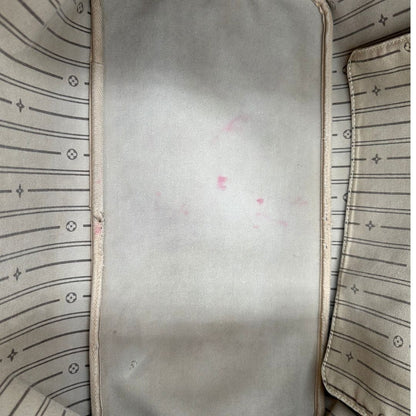 interno Louis Vuitton Neverfull nella versione GM in canvas monogram, di lusso, originale, ottime condizioni, usata. 