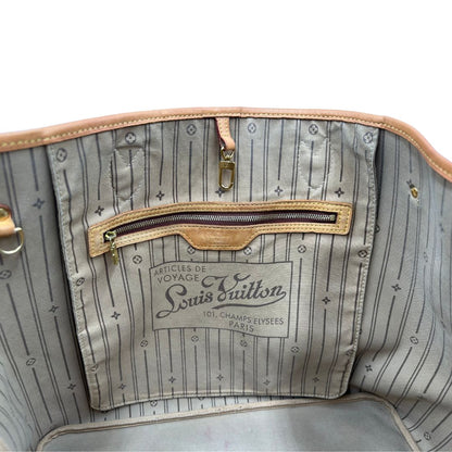 interno Louis Vuitton Neverfull nella versione GM in canvas monogram, di lusso, originale, ottime condizioni, usata. 