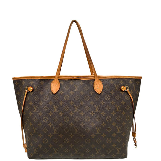 front Louis Vuitton Neverfull nella versione GM in canvas monogram, di lusso, originale, ottime condizioni, usata. 
