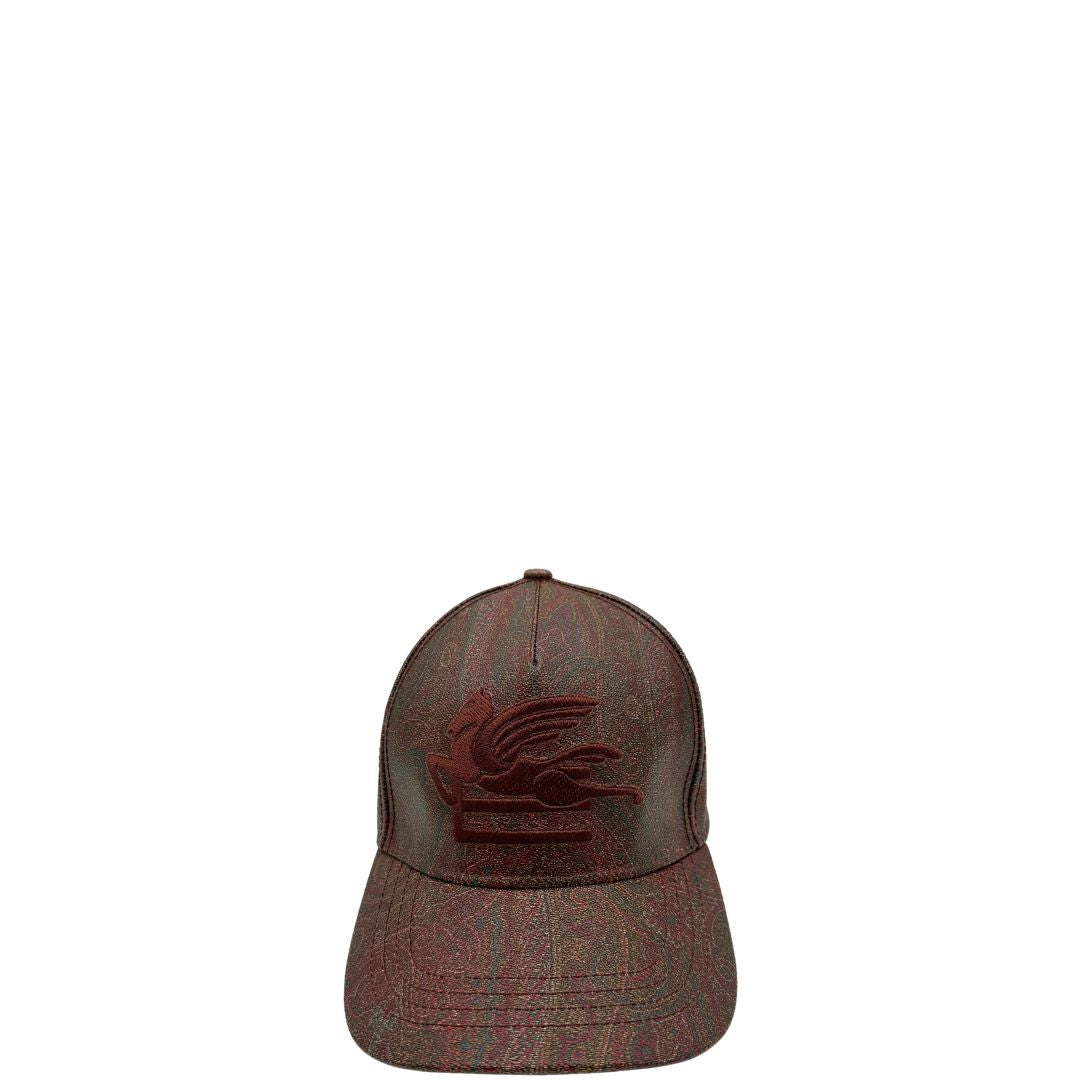 Cappello Etro con trama Paisley, di lusso, originale, eccellenti condizioni, usato