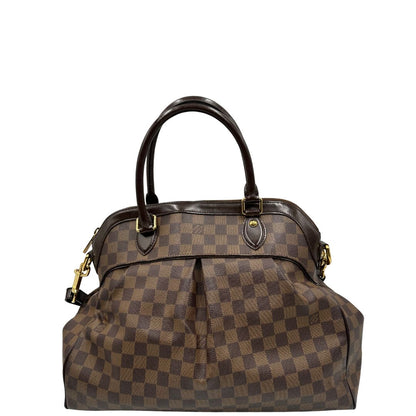 front Borsa LV in canvas Damier Ébène nella versione GM, di lusso, originale, ottime condizioni, usata. 