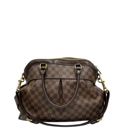 retro Borsa LV in canvas Damier Ébène nella versione GM, di lusso, originale, ottime condizioni, usata. 