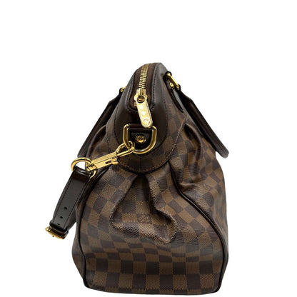 lato Borsa LV in canvas Damier Ébène nella versione GM, di lusso, originale, ottime condizioni, usata. 