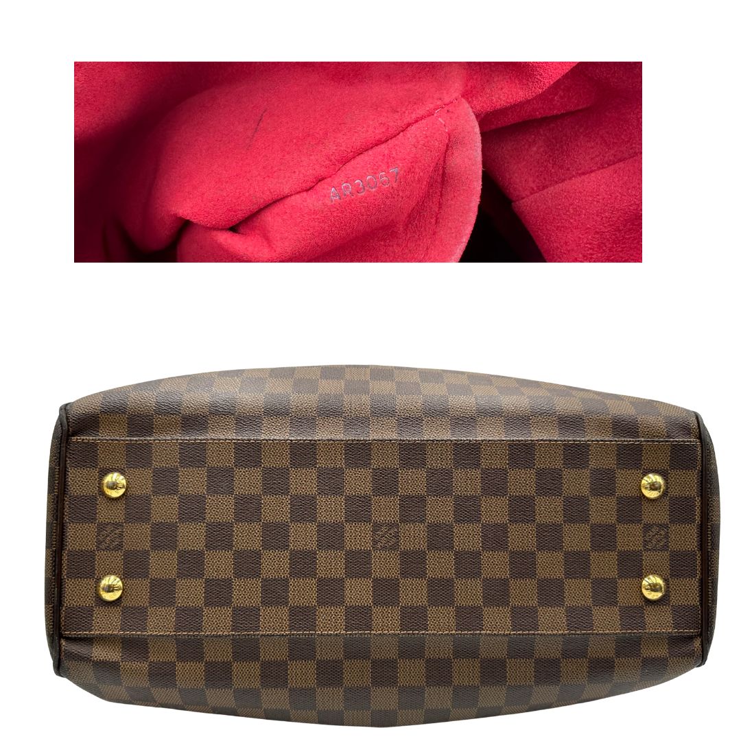 base Borsa LV in canvas Damier Ébène nella versione GM, di lusso, originale, ottime condizioni, usata. 