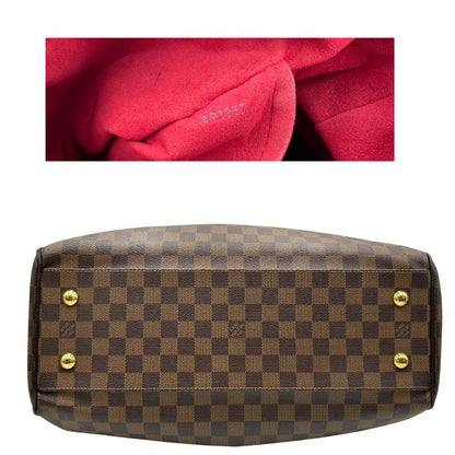 base Borsa LV in canvas Damier Ébène nella versione GM, di lusso, originale, ottime condizioni, usata. 