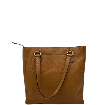 retro borsa MK in pelle martellata color cammello, di lusso, originale, ottime condizioni, usata. 