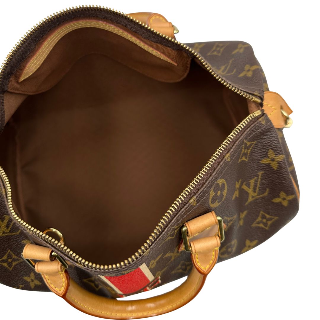 interno Speedy Louis Vuitton monogram nella misura 30, di lusso, originale, ottime condizioni, usato. 