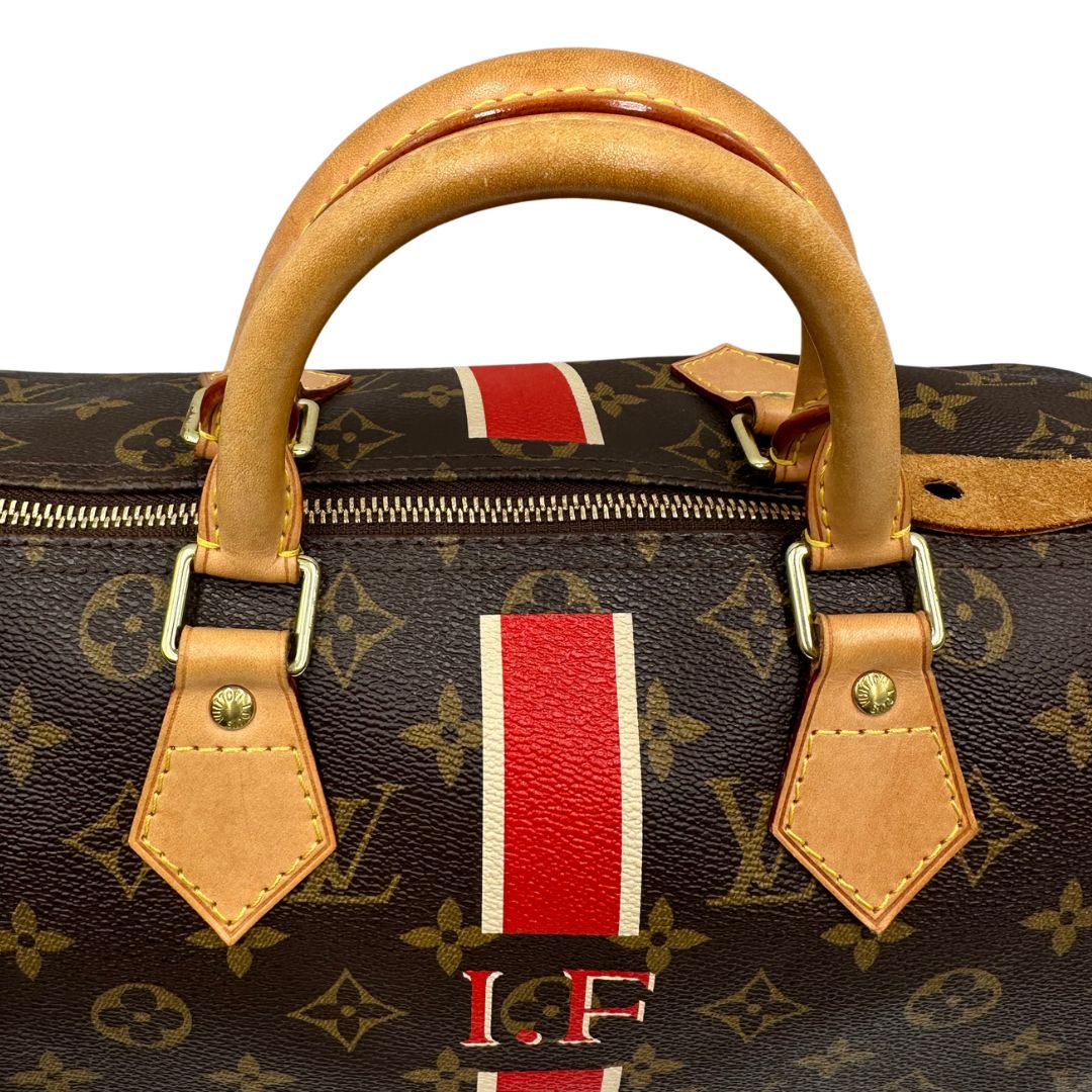 manici  Speedy Louis Vuitton monogram nella misura 30, di lusso, originale, ottime condizioni, usato. 
