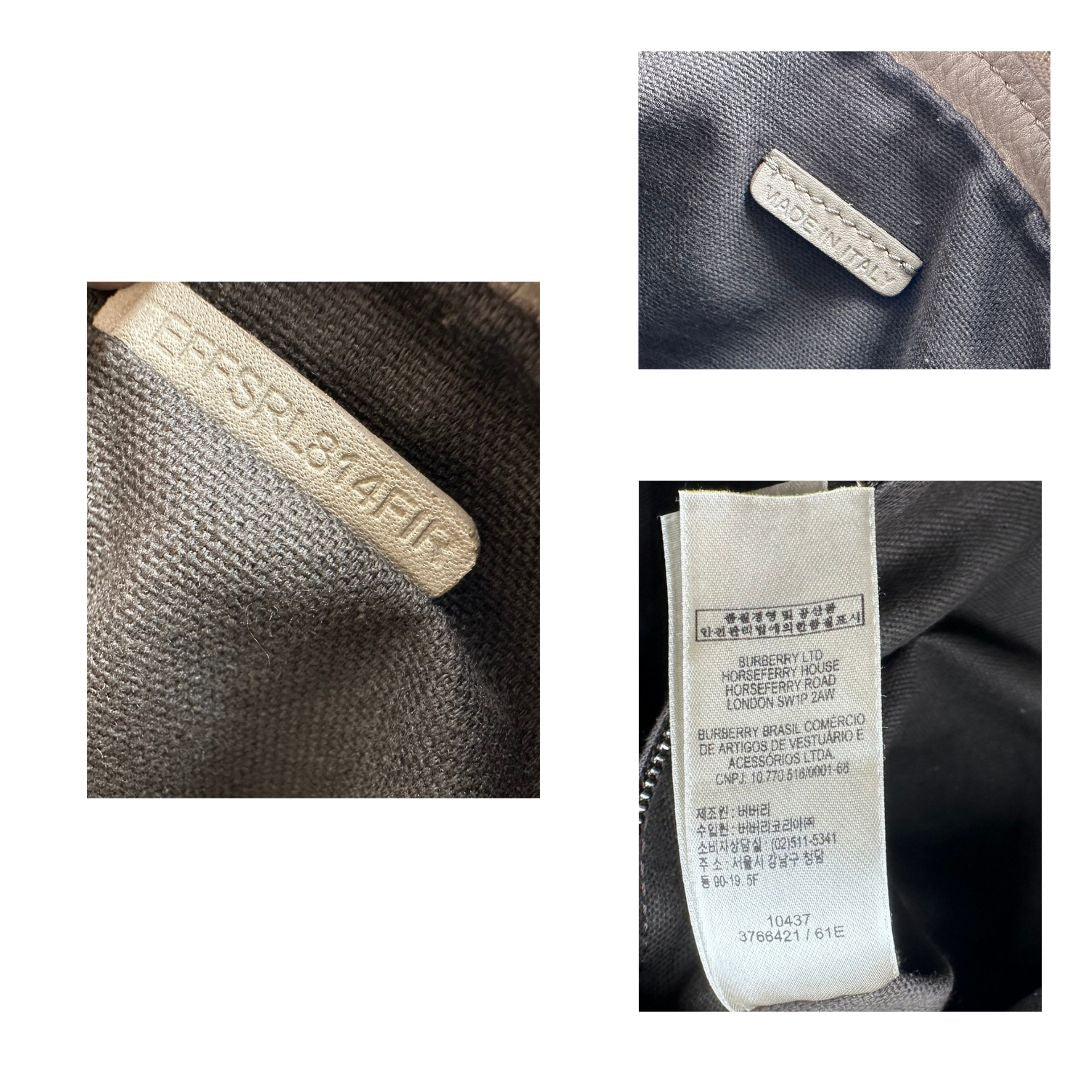Borsa Burberry in canvas trama tartan, di lusso, originale, ottime condizioni, usata.