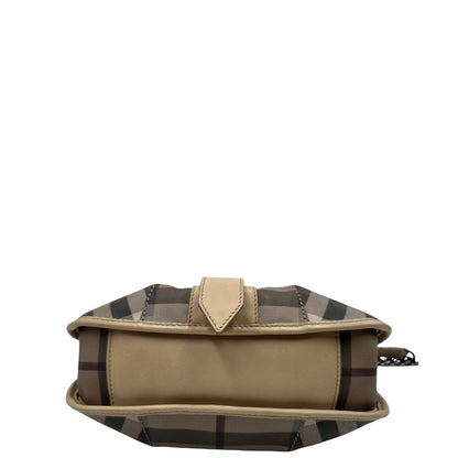 base Borsa Burberry in canvas trama tartan, di lusso, originale, ottime condizioni, usata.