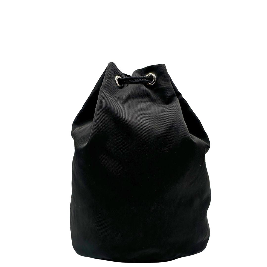 retro Pouch Prada in nylon nero, di lusso, originale, ottime condizioni, usato. 
