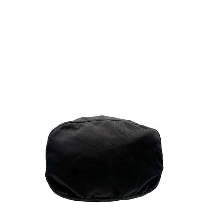 base Pouch Prada in nylon nero, di lusso, originale, ottime condizioni, usato.