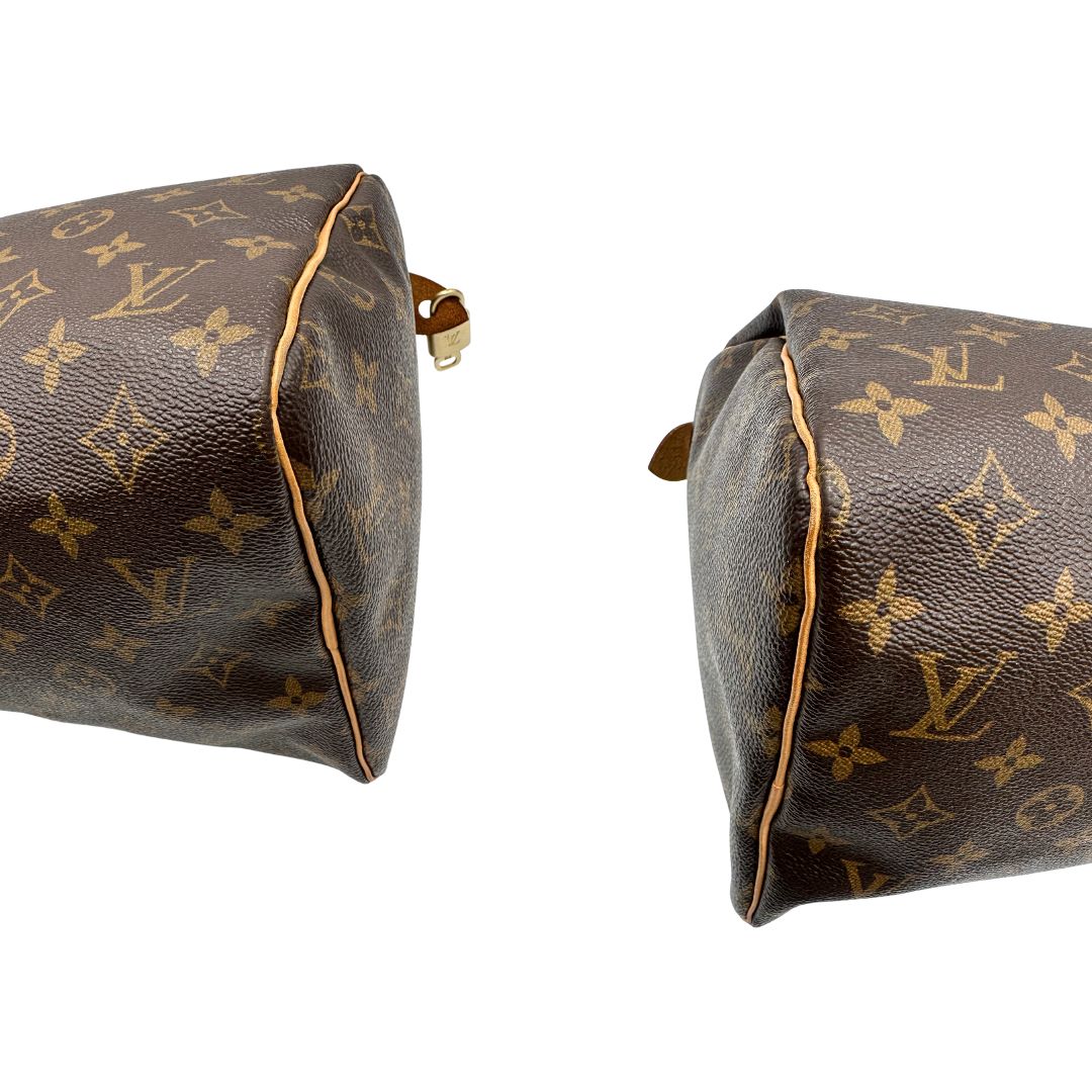 Angoli, Speedy Louis Vuitton monogram nella misura 30. Originale, usato, di lusso, in ottime condizioni.