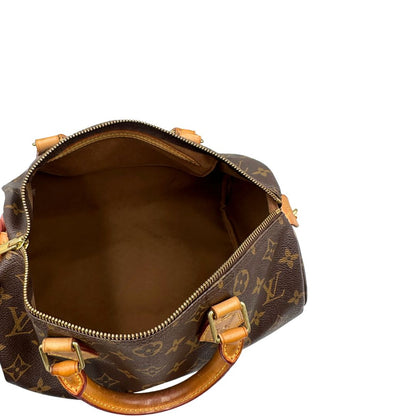 Interno, Speedy Louis Vuitton monogram nella misura 30. Originale, usato, di lusso, in ottime condizioni.