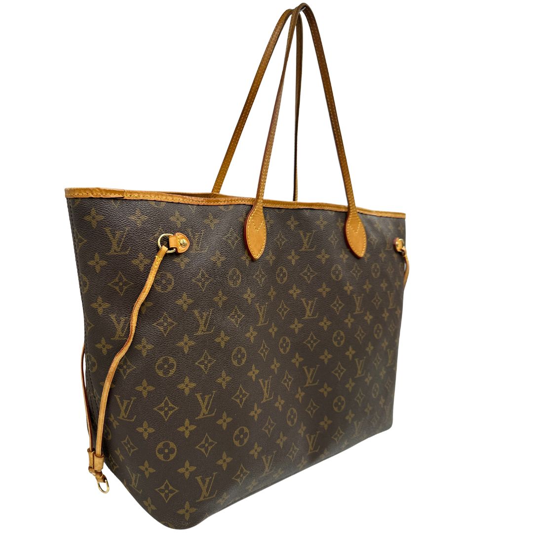 lato Neverfull nella versione GM in canvas monogram, di lusso, originale, ottime condizioni, usata