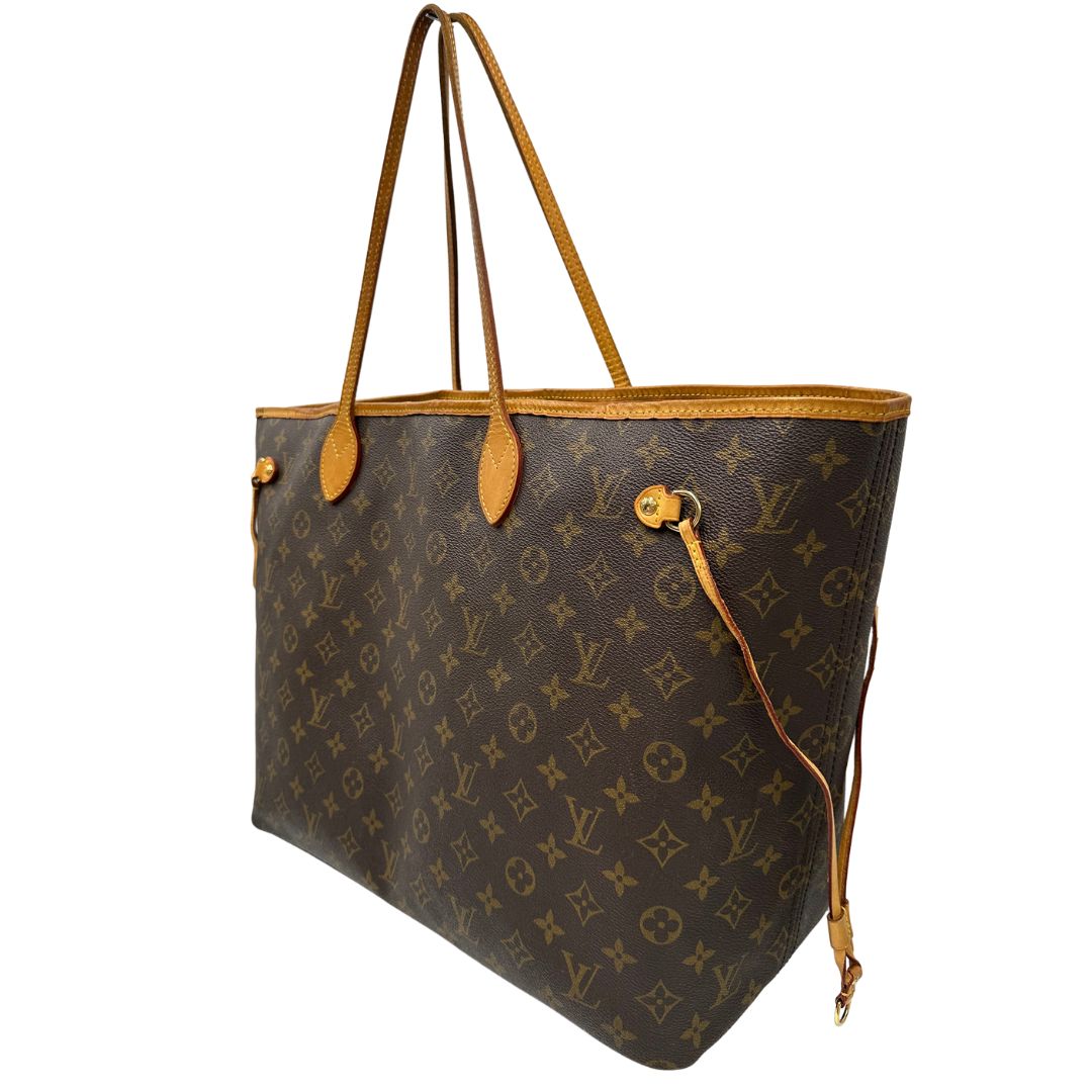 lato Neverfull nella versione GM in canvas monogram, di lusso, originale, ottime condizioni, usata