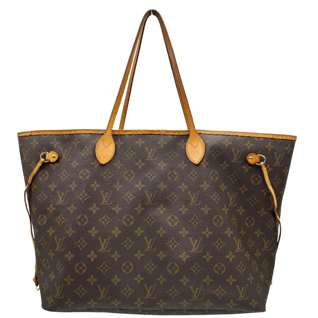 retro Neverfull nella versione GM in canvas monogram, di lusso, originale, ottime condizioni, usata 